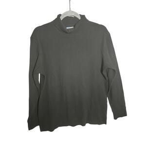 BLUE BLUE PURE ÍNDIGO JAPAN ARIGATO Black Long Sleeve Sz 3 Casual Comfort VTG